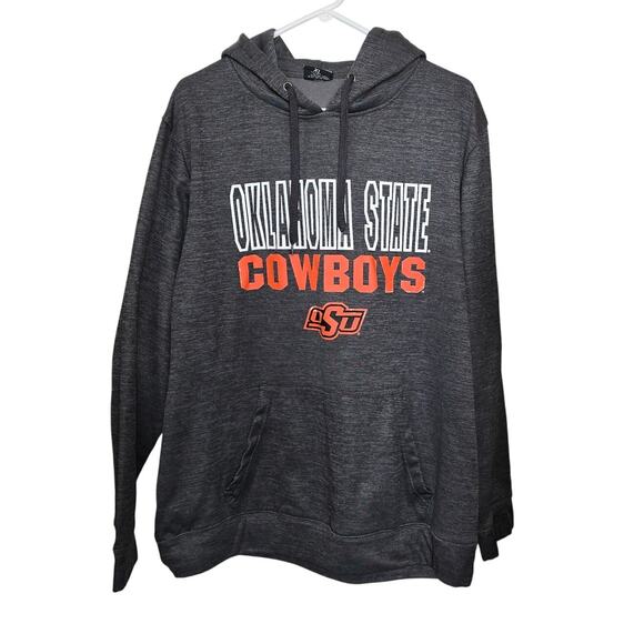 NCAA Other - Pullover OSU Hoodie Unisex XL Oklahoma State Cowboys Gray Orange NCAA Football
